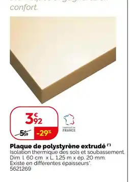 Weldom Plaque de polystyrène extrudé offre