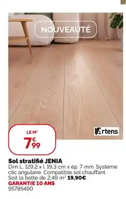 Weldom JENIA Sol stratifié offre