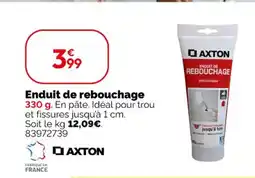 Weldom AXTON Enduit de rebouchage offre