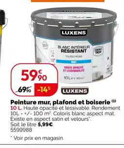 Weldom LUXENS Peinture mur, plafond et boiserie offre