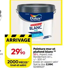 Weldom Peinture mur et plafond blanc offre
