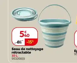 Weldom Seau de nettoyage rétractable offre