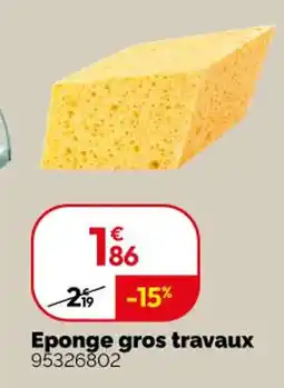 Weldom Eponge gros travaux offre