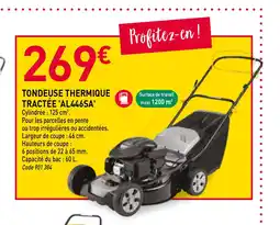 RAGT Jardin & Maison Tondeuse thermique tractée al446sa offre