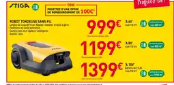 RAGT Jardin & Maison STIGA Robot tondeuse sans fil offre