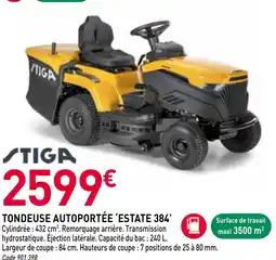 RAGT Jardin & Maison STIGA Tondeuse autoportée ‘estate 184 offre