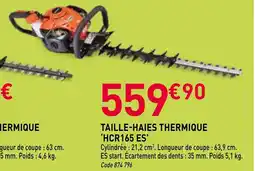 RAGT Jardin & Maison Taille-haies thermique hcr165 es offre