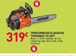 RAGT Jardin & Maison Tronçonneuse élagueuse thermique cs 303t offre