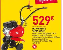 RAGT Jardin & Maison Motobineuse meso 35p c2 offre