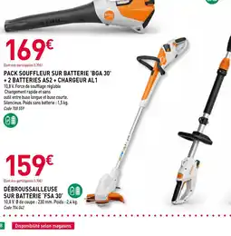 RAGT Jardin & Maison Débroussailleuse sur batterie fsa 30 offre