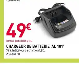 RAGT Jardin & Maison Chargeur de batterie al 101 offre