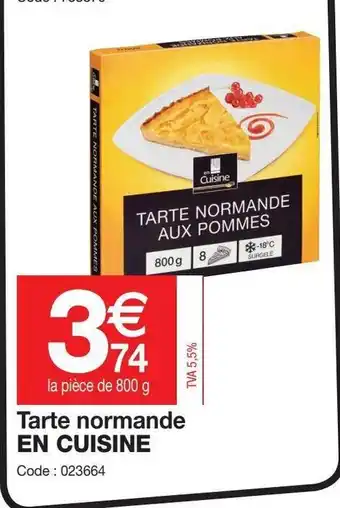 Promocash Tarte normande offre