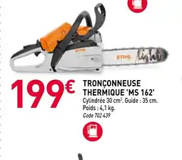 RAGT Jardin & Maison Tronçonneuse thermique ms 162 offre