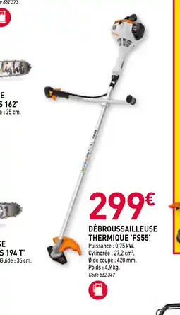 RAGT Jardin & Maison Débroussailleuse thermique fs55 offre