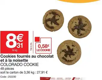 Promocash Cookies fourrés au chocolat et à la noisette offre
