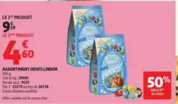 Auchan LINDOR Assortiment oeufs offre
