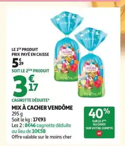 Auchan VENDÔME Mix à cacher offre