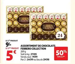 Auchan FERRERO COLLECTION Assortiment de chocolats offre