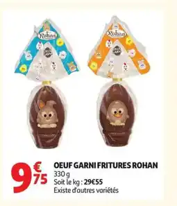 Auchan ROHAN Oeuf garni fritures offre