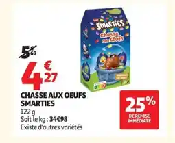 Auchan SMARTIES Chasse aux oeufs offre