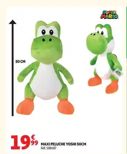 Auchan Maxi peluche yoshi offre