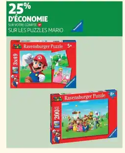 Auchan Sur les puzzles mario offre