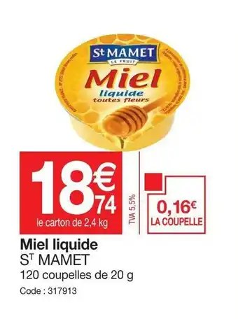 Promocash Miel Liquide offre