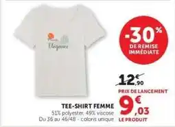 Super U Tee-Shirt Femme offre