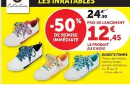 Super U Baskets Femme offre