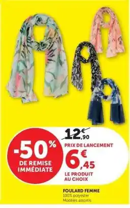 Super U FOULARD FEMME offre
