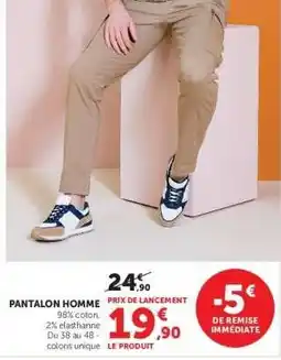 Super U Pantalon homme offre