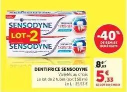 Hyper U Dentifrice Sensodyne offre