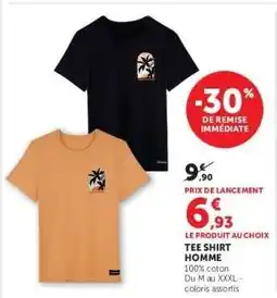 Super U Tee-Shirt Homme offre