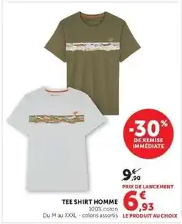 Super U Tee-Shirt Homme offre