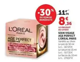 Hyper U Soin Visage Age Perfect L'Oreal Paris offre