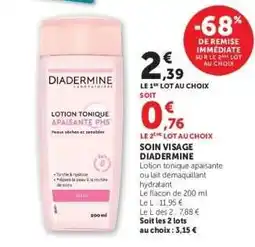 Hyper U Soin Visage Diadermine offre