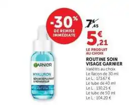 Hyper U ROUTINE SOIN VISAGE GARNIER offre