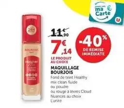Hyper U MAQUILLAGE BOURJOIS offre