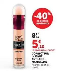 Hyper U Correcteur Instant Anti-Age Maybelline offre