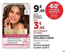 Hyper U Coloration EXCELLENCE CREME offre