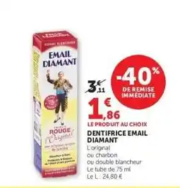 Hyper U Dentifrice Email Diamant offre