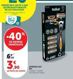 Hyper U HYBRID5 FLEX BIC offre