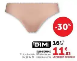 Hyper U Slip femme offre