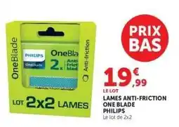 Hyper U Lames Anti-Friction One Blade Philips offre