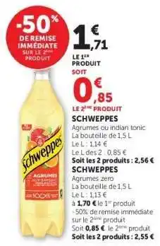 Hyper U Schweppes offre