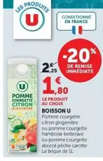 Hyper U BOISSON U offre