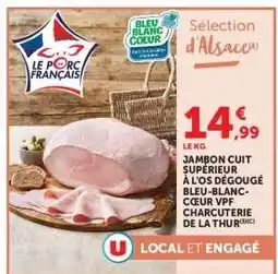 Hyper U Jambon Cuit Supérieur offre