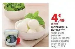 Hyper U MOZZARELLA BUFFLY offre