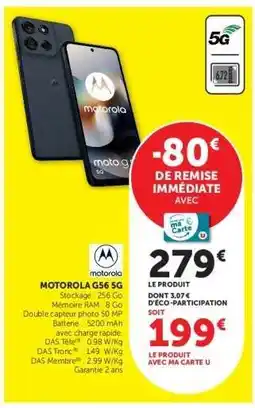 Hyper U MOTOROLA G56 5G offre
