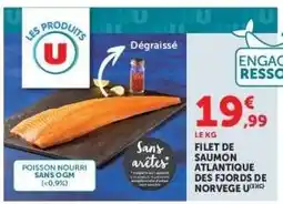 Hyper U FILET DE SAUMON ATLANTIQUE DES FJORDS DE NORVEGE offre